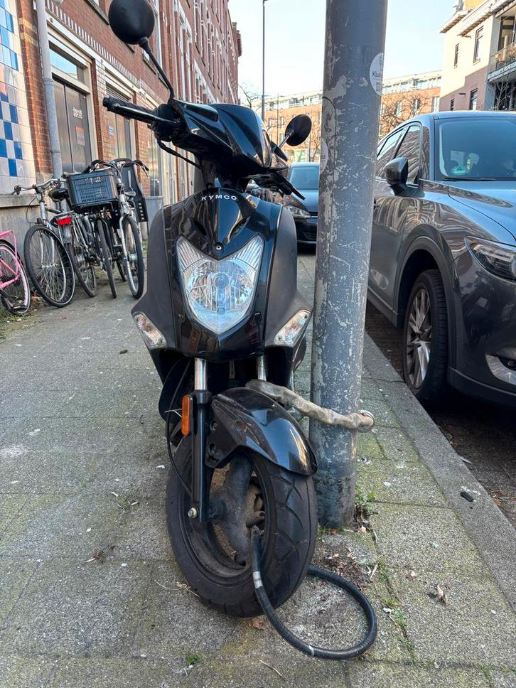 Kymco Agility 50cc Scooter - Zwart, Fietsen en Brommers, Scooters | Kymco, Gebruikt, Agility, Maximaal 45 km/u, Benzine, Ophalen