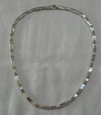 Prachtig zilveren massief modernist collier nr.053, Sieraden, Tassen en Uiterlijk, Kettingen, Verzenden, Zo goed als nieuw, Zilver