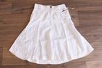 Mooie Witte Just B. Rok 100% Linnen 611 (Maat 34) - 61 €20,-
