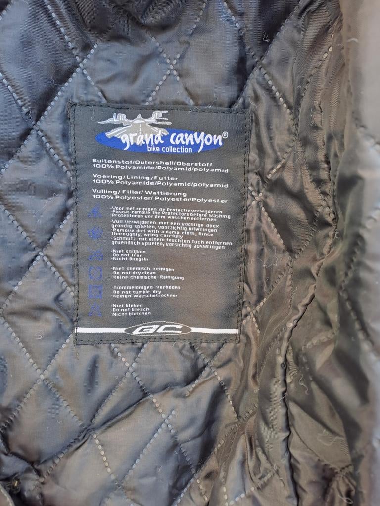 Motor kleding, Kleding | Heren, Jassen | Winter, Ophalen of Verzenden, Zo goed als nieuw, Maat 46 (S) of kleiner, Zwart