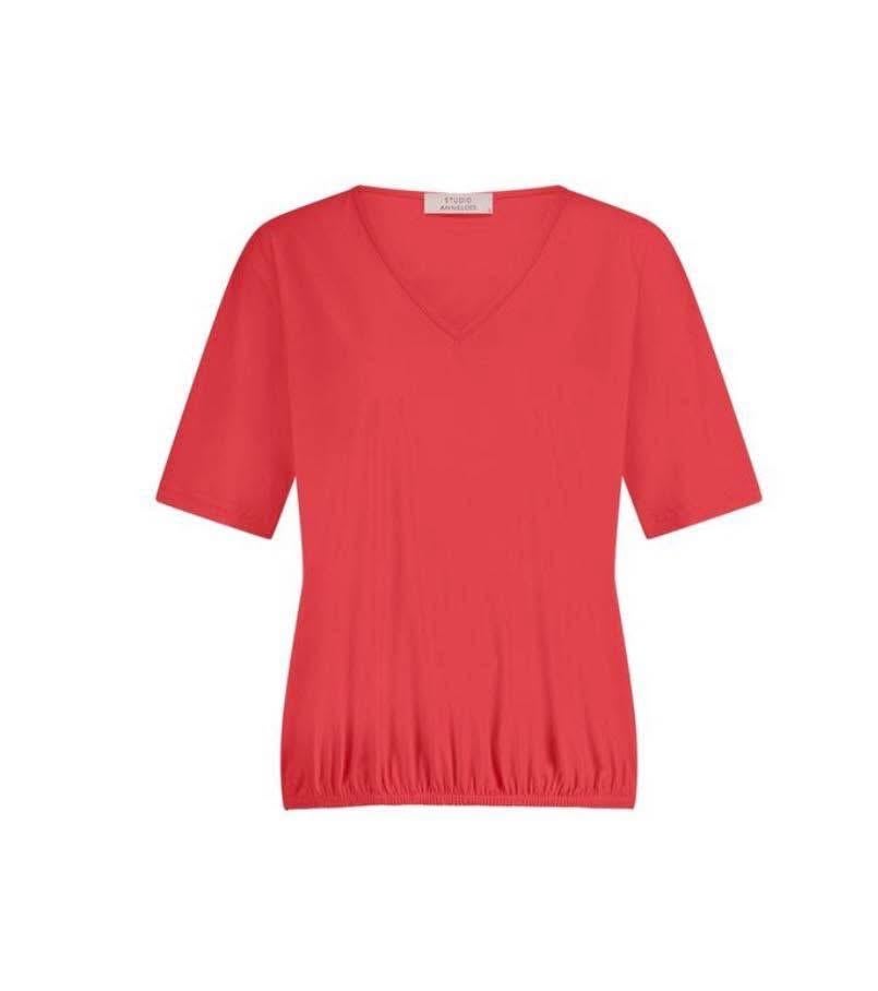 Studio Anneloes Vicky shirt maat S coral nieuw, Kleding | Dames, T-shirts, Overige kleuren, Nieuw, Ophalen of Verzenden, Korte mouw