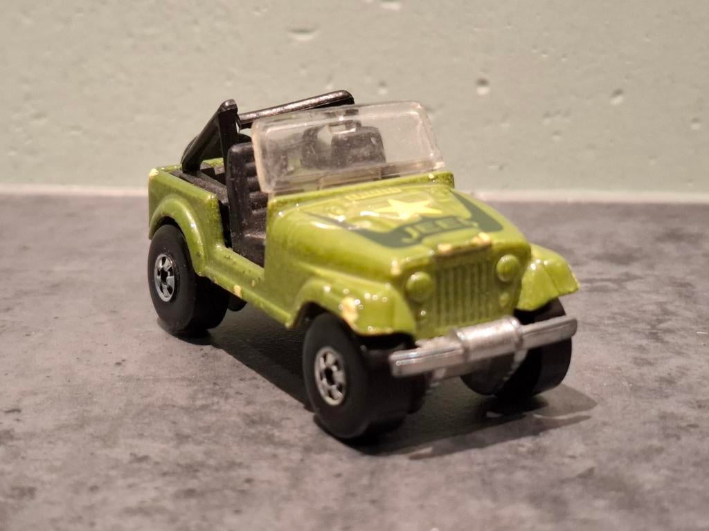 Vintage Hot Wheels Jeep 1981 blackwalls, Ophalen of Verzenden, Gebruikt, Overige typen