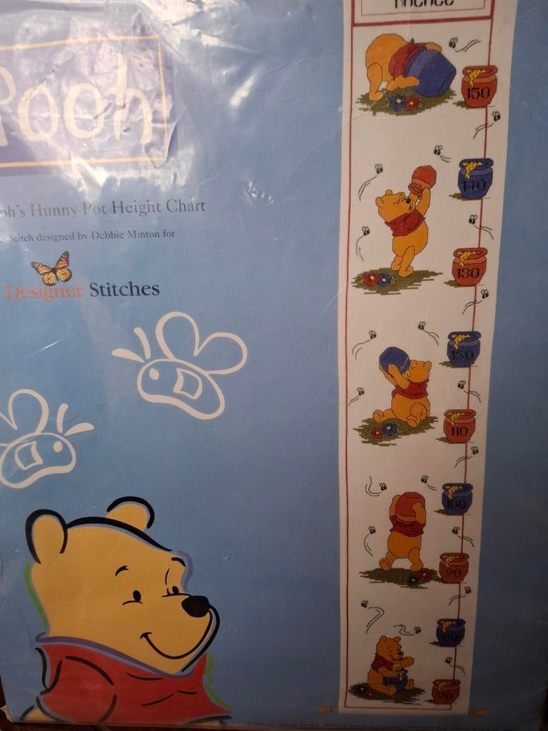 Groeimeter  - winnie the pooh, Ophalen of Verzenden, Nieuw, Borduurpakket