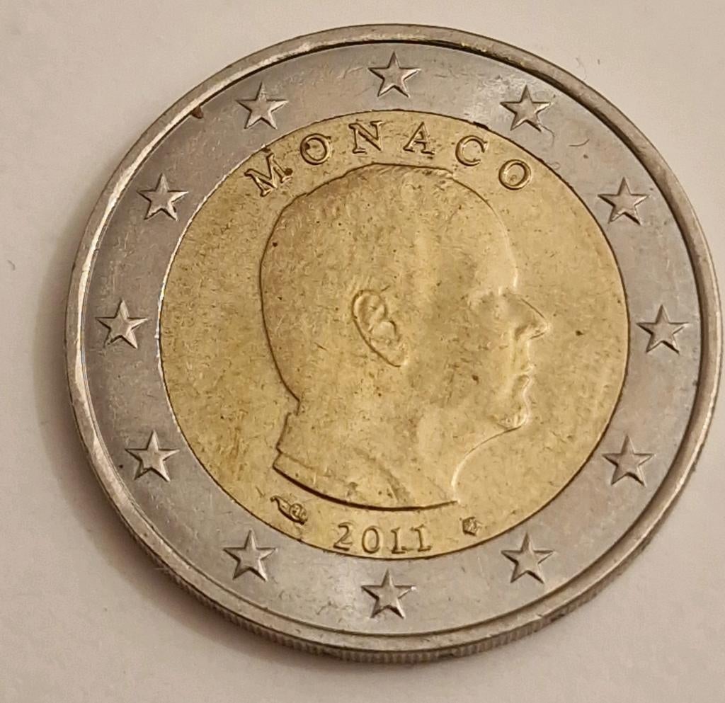 2 euro munt Monaco 2011, Ophalen of Verzenden