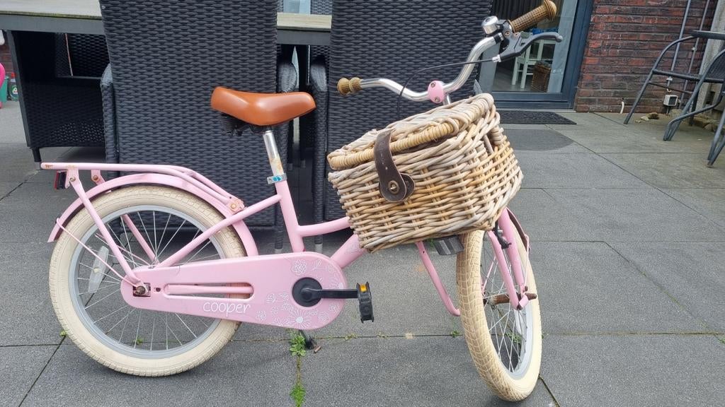 SuperSuper Cooper meisjesfiets 18 inch, Ophalen, Gebruikt, 16 tot 20 inch, Supersuper cooper