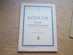 Köhler- praktischer lehrgng des klavierspiels 1-piano cursus, Gebruikt, Klassiek, Ophalen of Verzenden, Artiest of Componist
