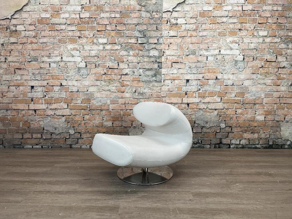 Softline Rio wit bij TheReSales, Huis en Inrichting, Fauteuils, Ophalen, Design, Zo goed als nieuw, 50 tot 75 cm