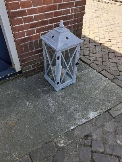 Windlicht, Ophalen, Zo goed als nieuw, Hout, 50 tot 75 cm