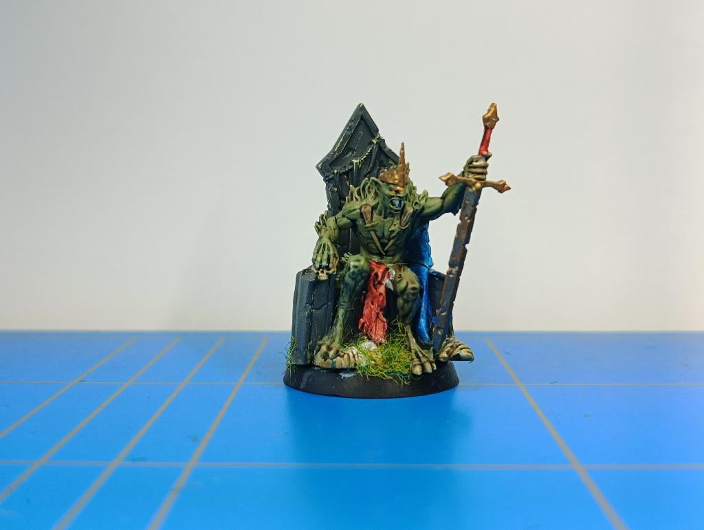 Warhammer Abhorrant Ghoul King with Crown of Delusion Aos, Hobby en Vrije tijd, Wargaming, Gebruikt, Warhammer, Ophalen of Verzenden