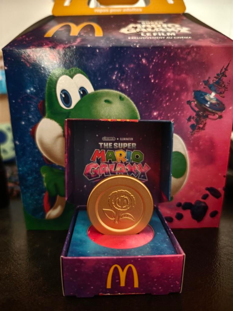 Super Mario Galaxy munt van McDonald's, Ophalen of Verzenden, Zo goed als nieuw