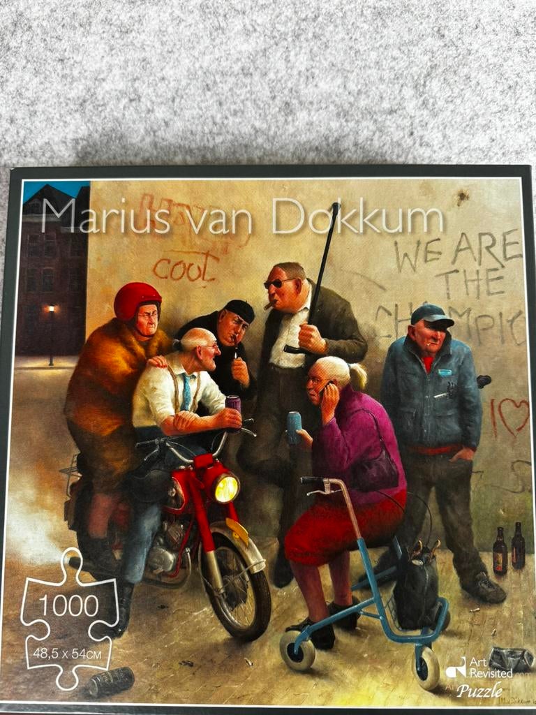 Puzzel Marius van Dokkum, Hobby en Vrije tijd, Denksport en Puzzels, Ophalen of Verzenden, 500 t/m 1500 stukjes, Zo goed als nieuw