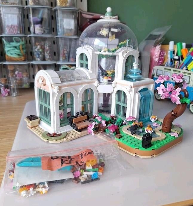 LEGO Friends Botanische Tuin 1 x gebouwd, btj stoffig, Kinderen en Baby's, Speelgoed | Duplo en Lego, Ophalen, Inclusief extra onderdelen