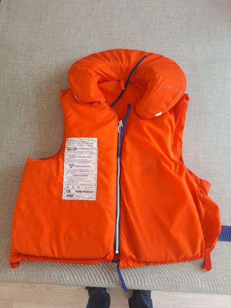 Helly Hansen zwemvest 80 kg., Watersport en Boten, Ophalen of Verzenden, Gebruikt, Dame of Heer, Reddingsvest of Zwemvest