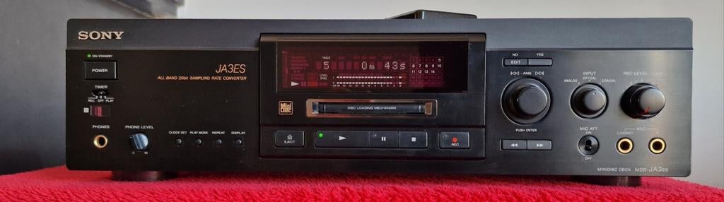 Sony MDS-JA3ES Minidisc recorder, Ophalen of Verzenden, Minidisc-recorder