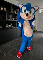 Mascotte Sonic te huur voor feestjes verjaardag kind, Ophalen, Zo goed als nieuw, Verjaardag