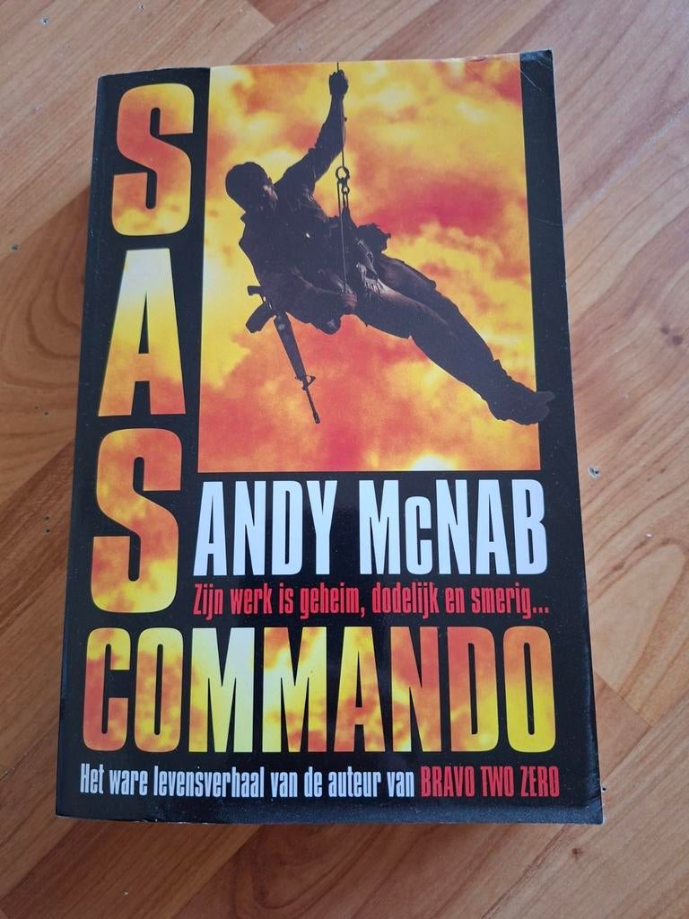 SAS Commando - Andy McNab (Het ware levensverhaal), Boeken, Avontuur en Actie, Gelezen, Ophalen