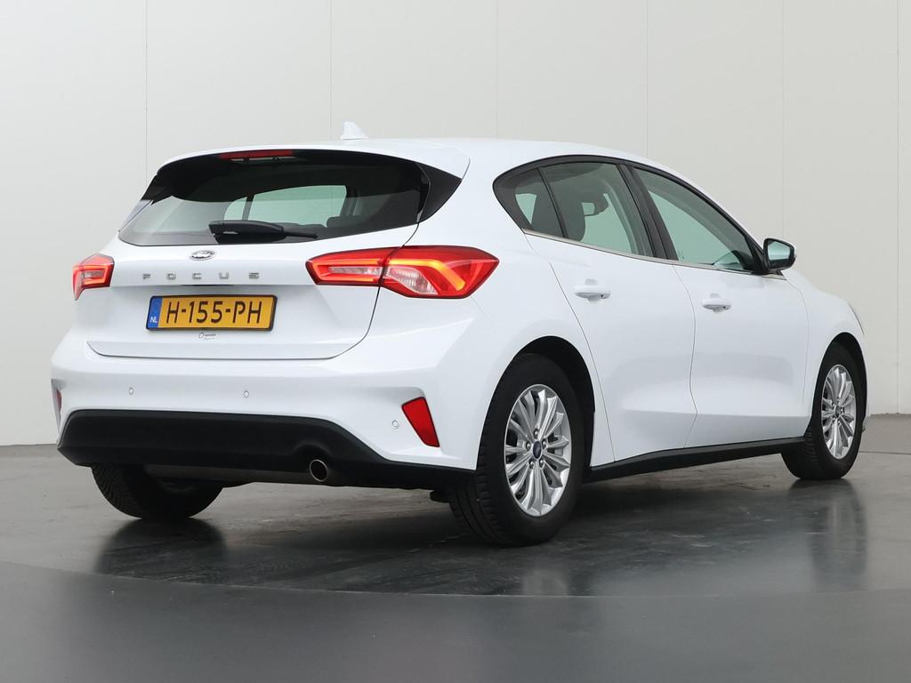 Ford Focus 1.0 EcoBoost Titanium Business | Navigatie | Clim, Auto's, Gebruikt, Wit, Origineel Nederlands, 3 cilinders
