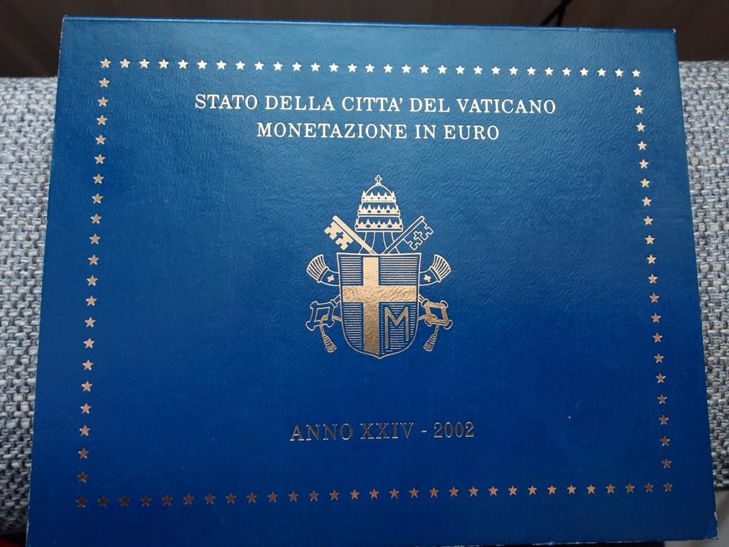 BU set vaticaan 2002 1 cent tm 2 euro, Ophalen of Verzenden, Vaticaanstad, Overige waardes