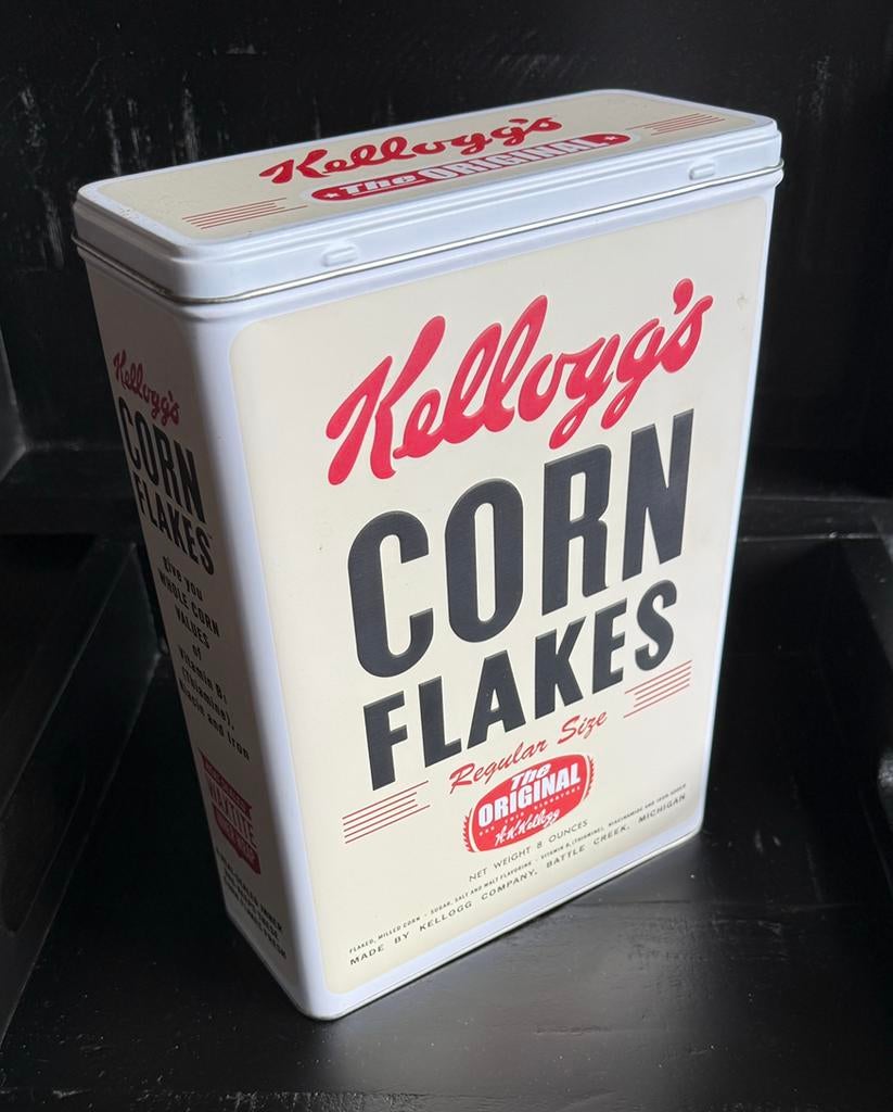 Nostalgic-Art bewaarblik XL Kelloggs Corn Flakes, Verzamelen, Blikken, Zo goed als nieuw, Overige, Ophalen