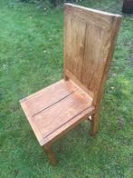 Teakhouten stoel geborsteld, Antiek en Kunst, Ophalen