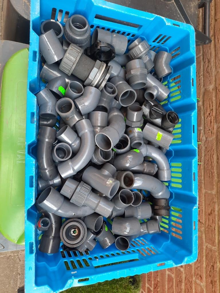 Hogedruk hulpstukken, Doe-het-zelf en Verbouw, Buizen en Afvoer, Ophalen, Bochten, Pvc, Minder dan 2 meter