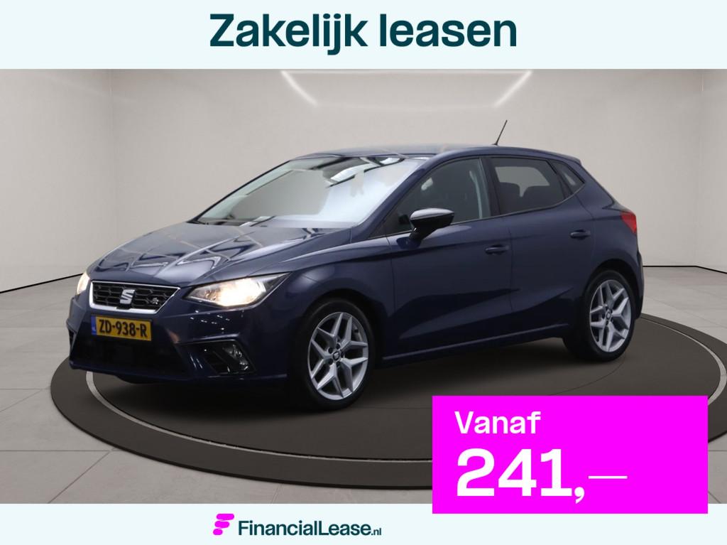 SEAT Ibiza 1.0 TSI FR Business Intense, Climate Control, Car, Voorwielaandrijving, 12 maanden, Stof, Blauw