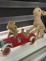 Antieke Steiff verzameling te koop met knop! Incl. Auto, Antiek en Kunst, Ophalen of Verzenden