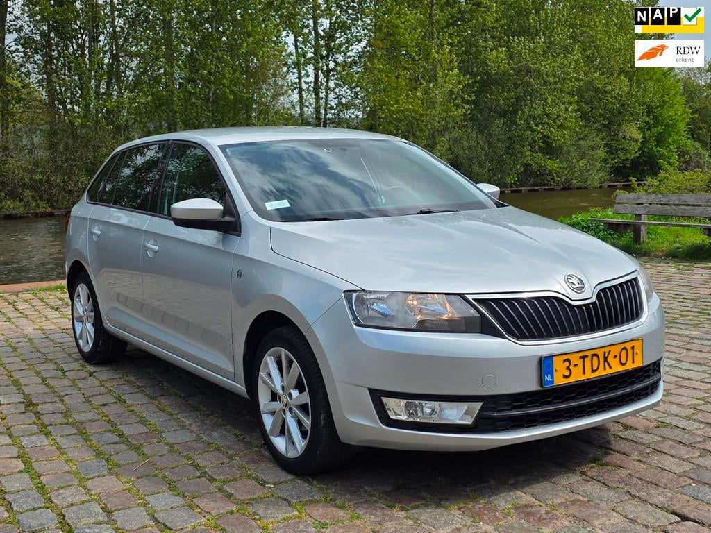 Skoda Rapid Spaceback 1.2 TSI Greentech Ambition Businesslin, Auto's, Skoda, Bedrijf, Te koop, Rapid, ABS, Airbags, Airconditioning