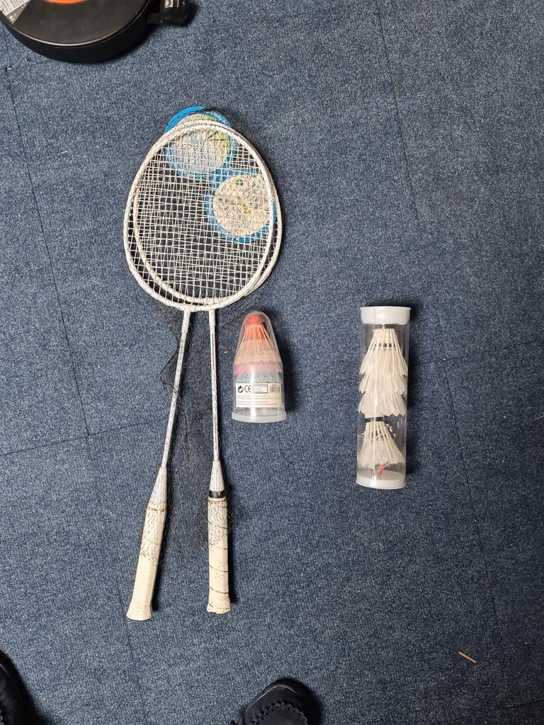 Badmintonset en shuttles, Ophalen, Gebruikt, Racket(s)