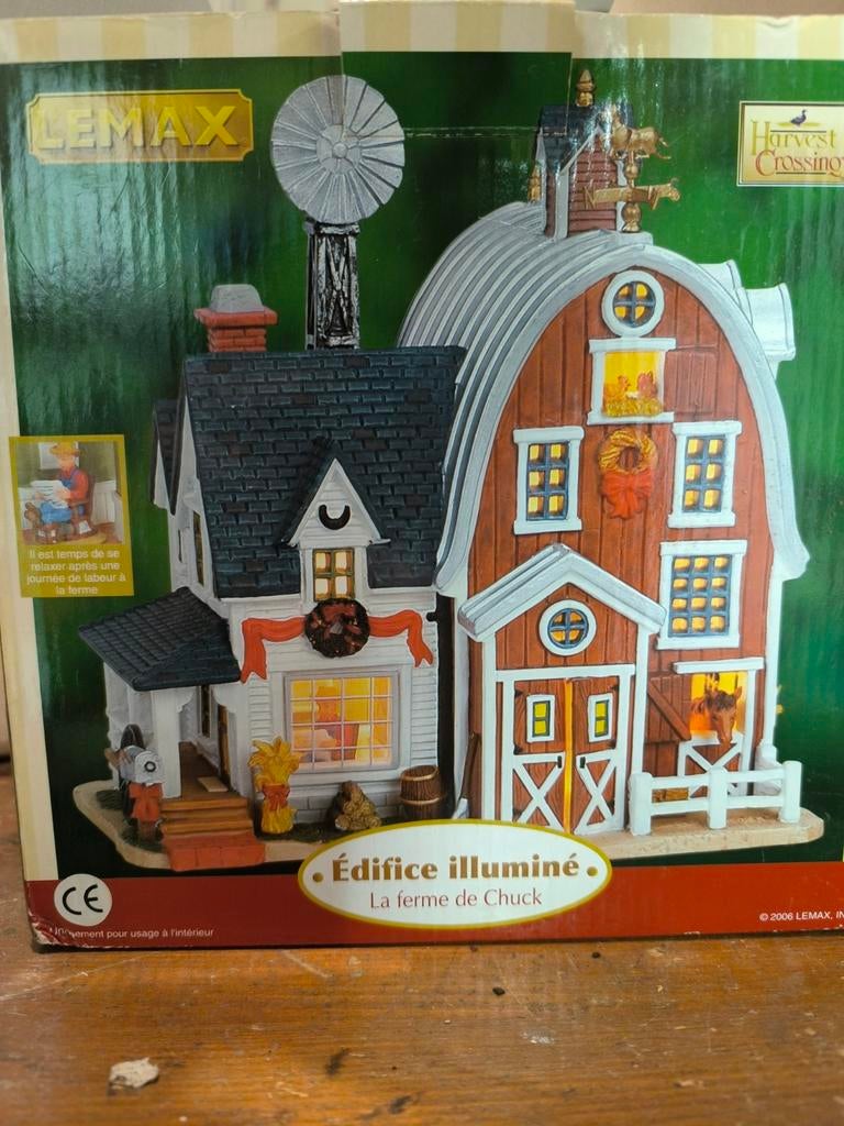 Lemax kersthuisje la ferme de chuck 2006, Ophalen