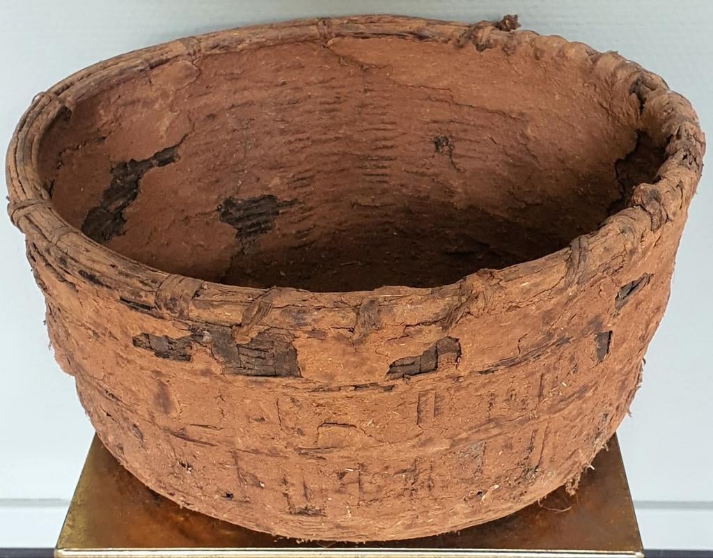 Super gave oude leemmand mand schaal
uniek riet leem, Huis en Inrichting, Mand, Rond, Ophalen of Verzenden, Zo goed als nieuw