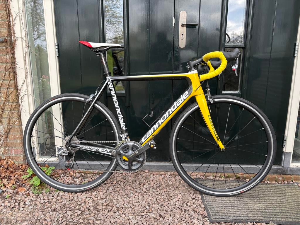 Cannondale SuperSix Racefiets - SRAM RED - Full Carbon, Carbon, Zo goed als nieuw, 57 tot 61 cm, Meer dan 20 versnellingen