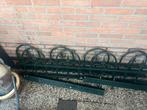 Sierhekwerk 2x 160 cm met twee palen (groen ), Ophalen, Gebruikt, IJzer, Sierhekwerk