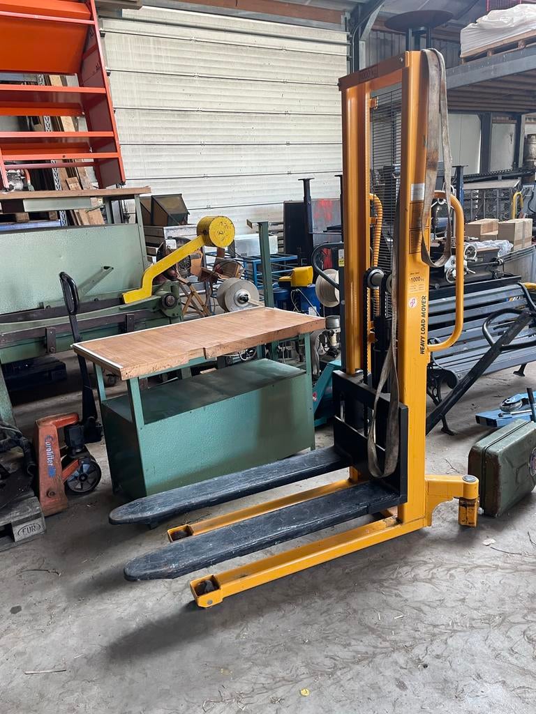 JJ HS 1500 Handstapelaar - 1000 kg hefvermogen, Ophalen