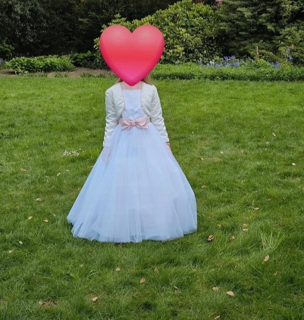 Communiejurk/bruidsmeisjesjurk inclusief verstelbare hoepel, Ophalen of Verzenden, Wit, Bruidsmeisjeskleding