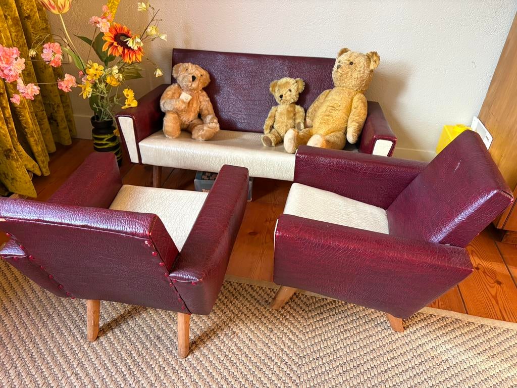 Vintage kinder bankstel, Ophalen, Gebruikt, Overige typen