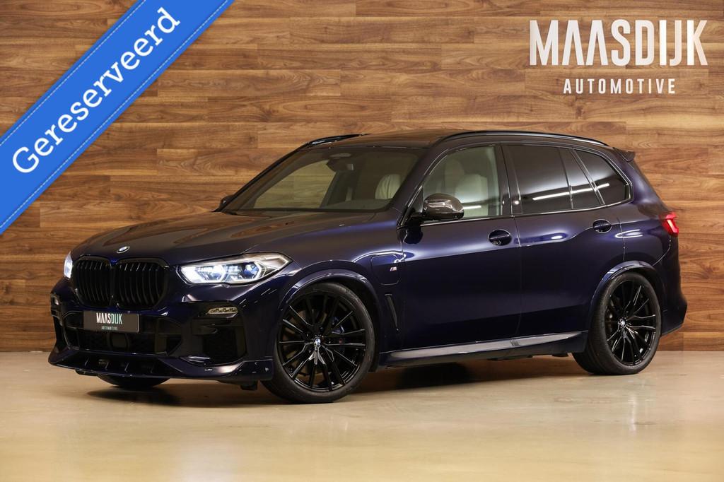 BMW X5 xDrive45e M-Sport|AC Schnitzer|Individual|Skylounge|M, Auto's, Automaat, Gebruikt, X5, Blauw