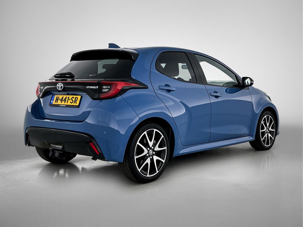 Toyota Yaris 1.5 Hybrid Executive | Trekhaak | Navigatie | S, Auto's, Toyota, 12 maanden, 450 kg, Gebruikt, Blauw