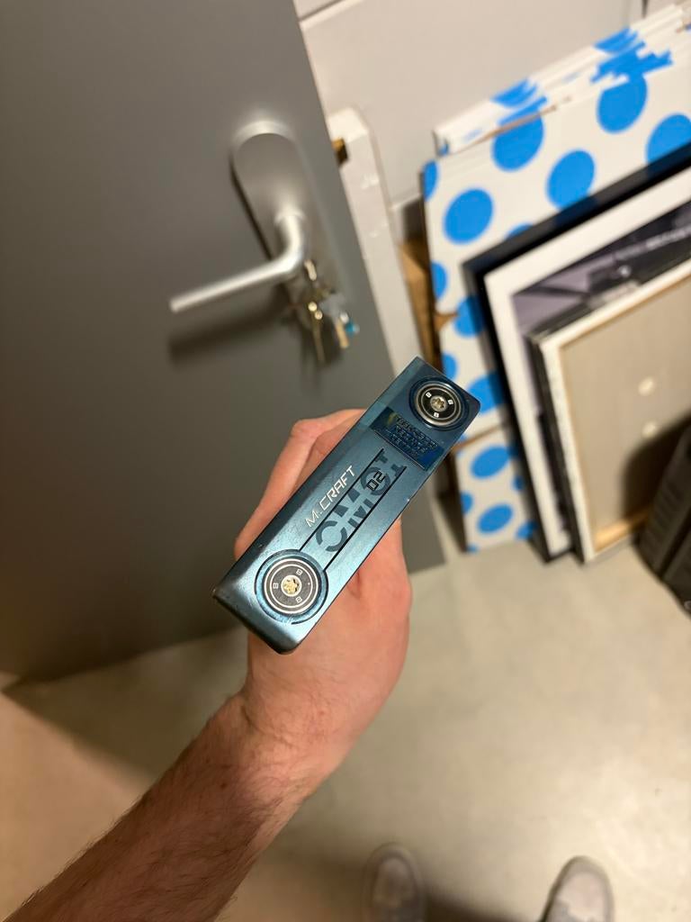 Mizuno putter M.Craft (Blauw) Incl. Headcover, Sport en Fitness, Golf, Ophalen of Verzenden, Zo goed als nieuw, Club, Mizuno