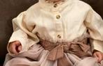 Donsje nette blouse 6-12 maanden beige baby kleding maat 68, Donsje Amsterdam, Zo goed als nieuw, Overhemdje of Bloesje, Verzenden