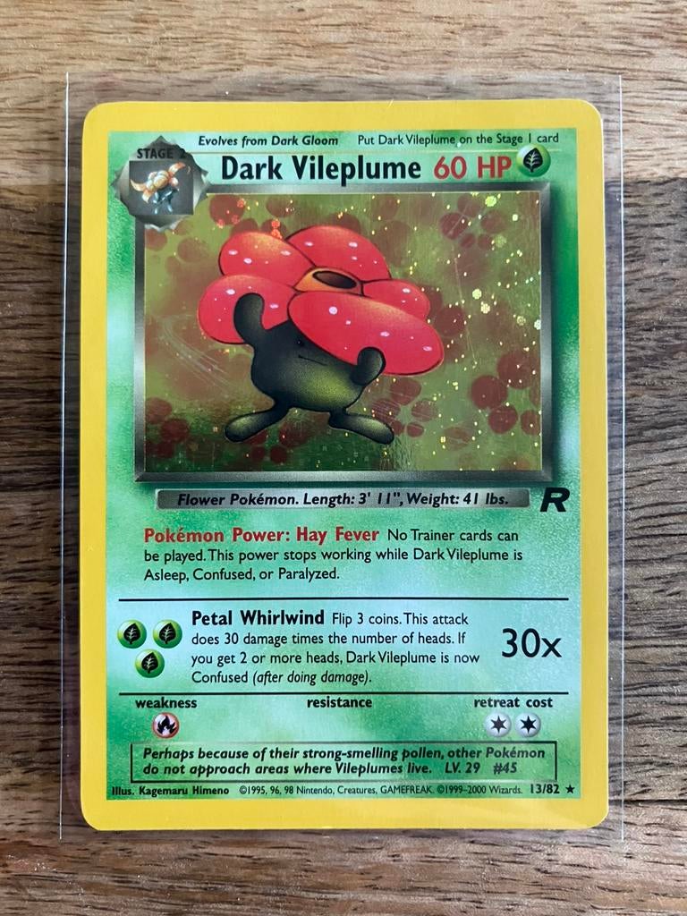 Pokemon Team Rocket - Dark Vileplume (HOLO), Verzenden, Gebruikt