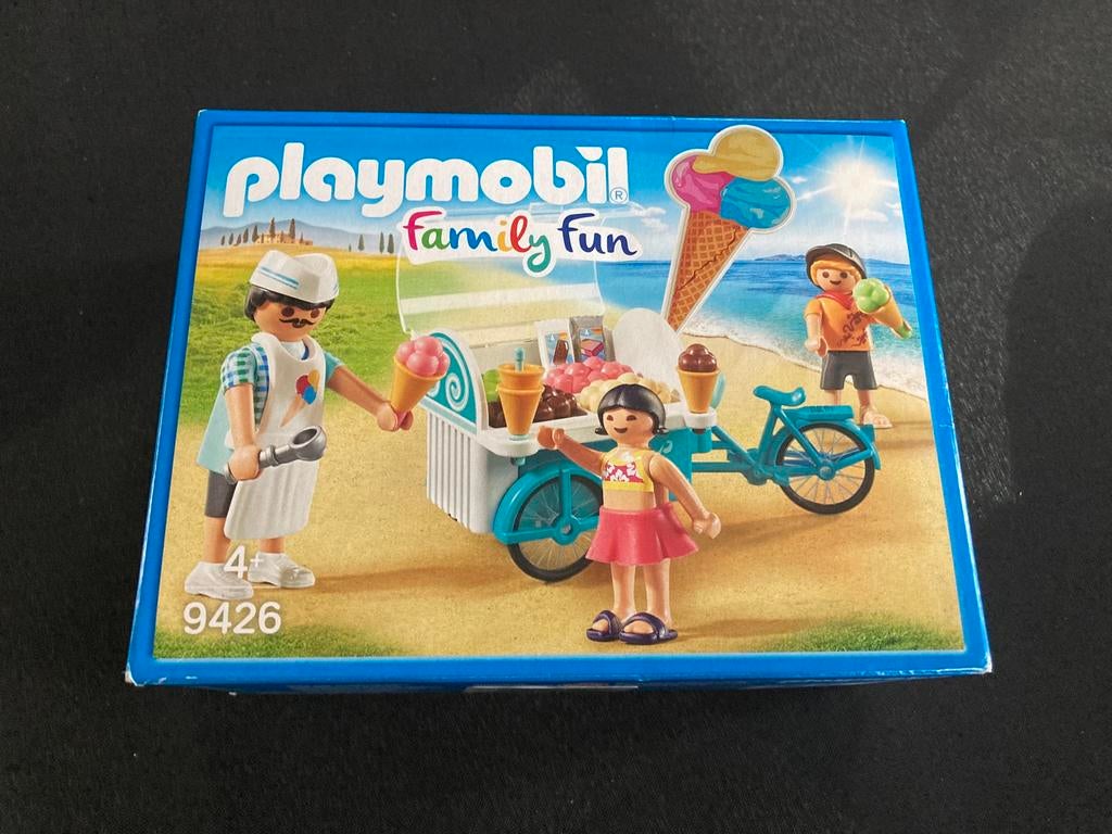 Playmobil ijs verkoper 9426 nieuw in doos., Ophalen of Verzenden, Zo goed als nieuw