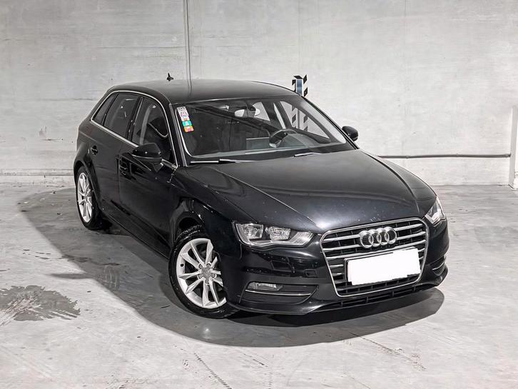 Audi A3 1.4 Tfsi 90KW Sportback 2013 Zwart, Auto's, Audi, Particulier, A3, Adaptieve lichten, Adaptive Cruise Control, Airbags