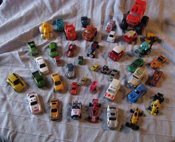 40 Div. auto's, Kinderen en Baby's, Speelgoed | Speelgoedvoertuigen, Gebruikt, Ophalen of Verzenden