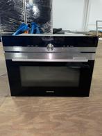 Siemens CM656GBS1 Combimagnetron - Goede staat, Gebruikt, Oven met grill, Inbouw, Magnetronfunctie