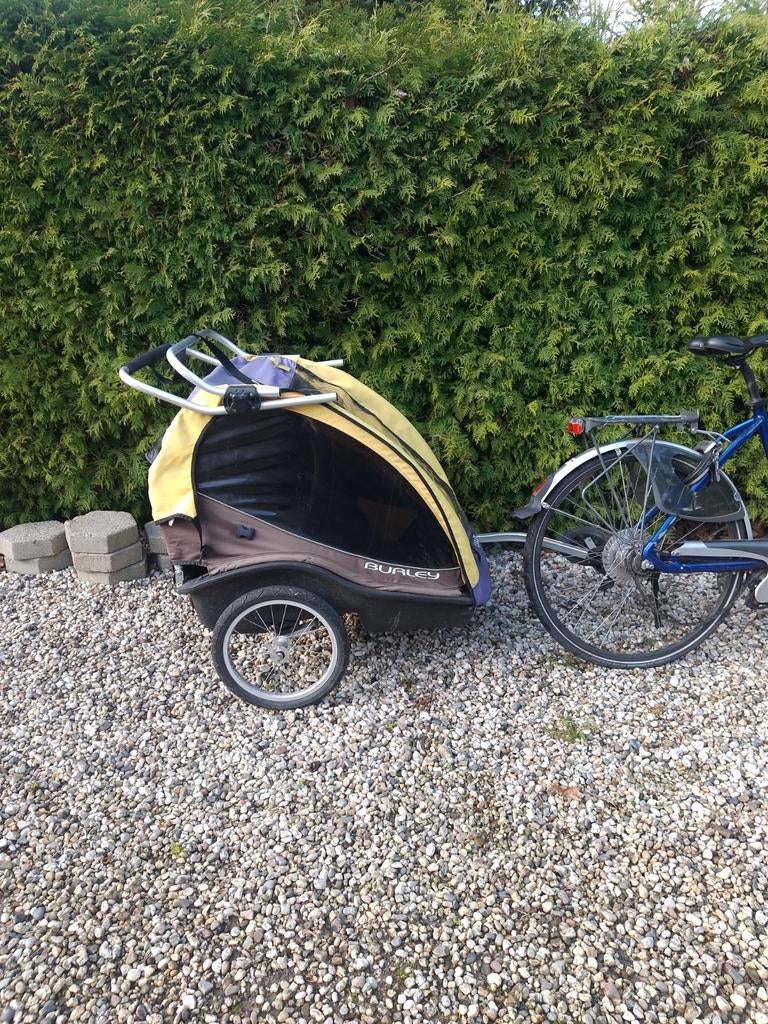 Burley fietskar, Gebruikt, Vering, Ophalen of Verzenden, Kinderkar