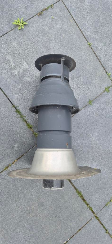 Rookgasafvoer gaskachel enkelwandige buis 100mm, Ophalen of Verzenden, Gebruikt, Afzuiger