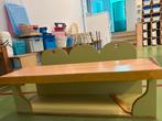 Massief houten kinderbankjes voor kinderopvang/thuis, Ophalen, Gebruikt, Tafel(s) en Stoel(en)
