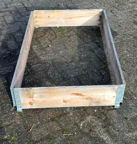 Palletrand zonder opdruk blank, Ophalen, Zo goed als nieuw