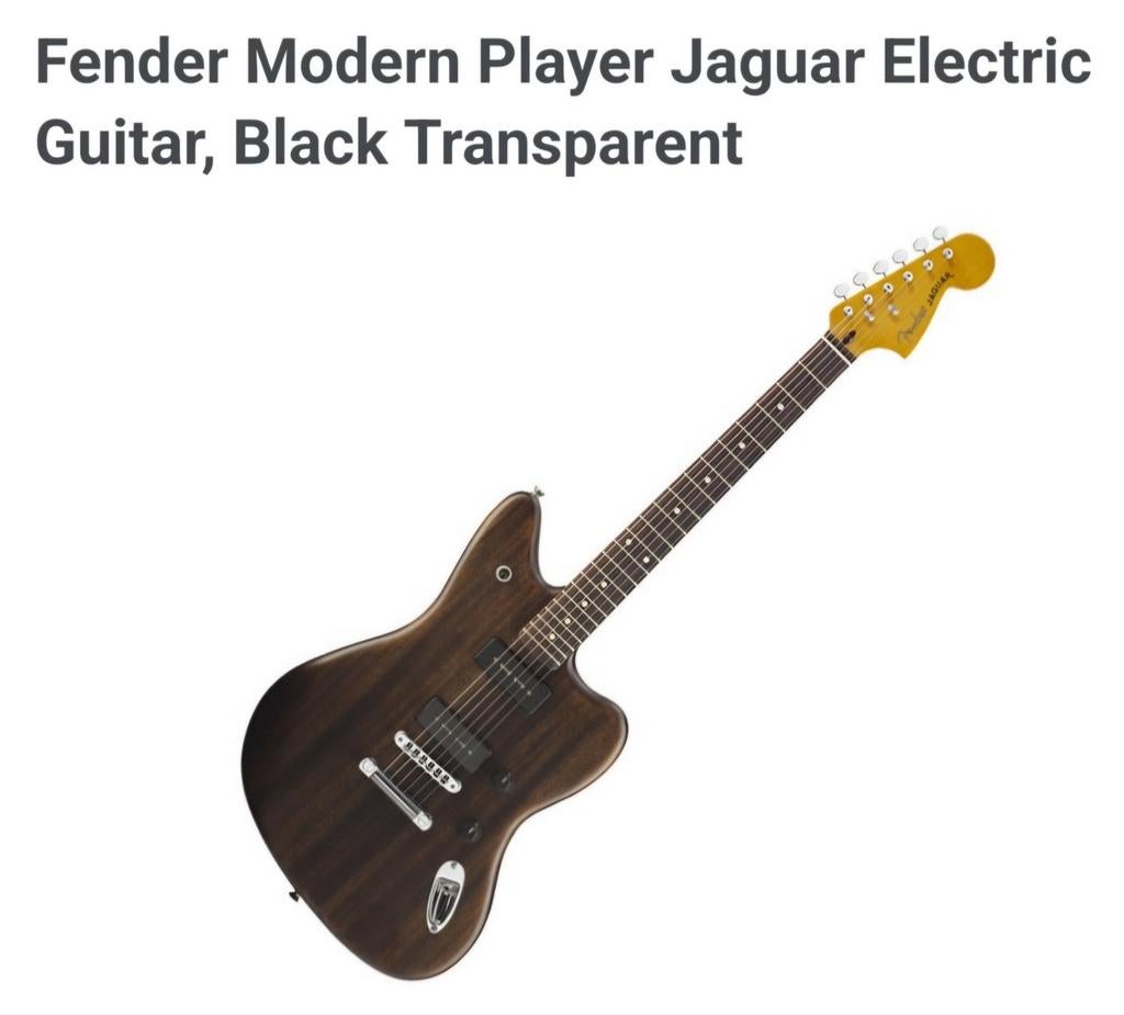 Fender modern player jaquar, Muziek en Instrumenten, Ophalen, Zo goed als nieuw, Solid body, Fender